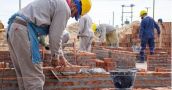 El trabajo registrado en la construcción bajó un 36,9%