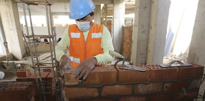 La construcción acumula 21 meses seguidos con crecimiento del empleo formal