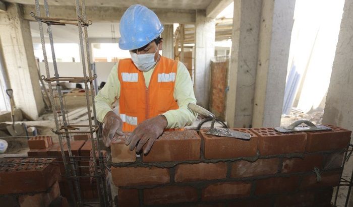 La construcción acumula 21 meses seguidos con crecimiento del empleo formal