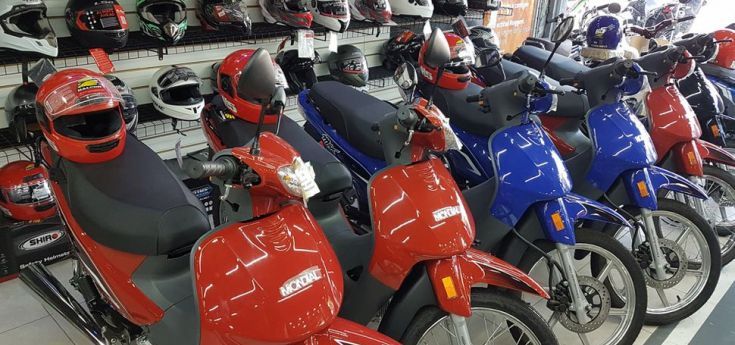 Retrocedió un 16,9% la venta de motos en la provincia
