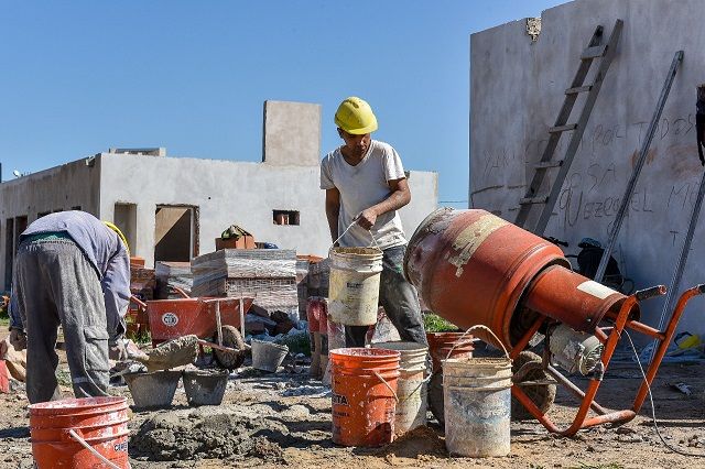 El empleo formal en la construcción aumentó un 30,6%